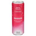 Moment Cherry Hibiscus Botanical Sparkling Water, 11.5 Fluid Ounce -- 12 per case