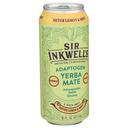 Sir Inkwells Meyer Lemon and Mint Adaptogen Yerba Mate, 16 Fluid Ounce -- 12 per case
