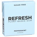 Refresh Plant Based Peppermint Gum, 12 count -- 12 per case