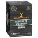 Yellowstone Bunkhouse Medium Roast Single Serve Coffee Pods, 4.44 Ounce -- 6 per case