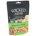 Wicked Minis Jalapeno Cheddar Seasoned Oyster Crackers, 6 Ounce -- 6 per case
