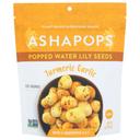 AshaPops Turmeric Garlic Popped Water Lily Seeds, 1 Ounce -- 6 per case
