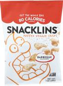 Snacklins Barbecue Seasoned Puffed Veggie Crisp, 1 Ounce -- 12 per case