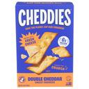 Cheddies Double Cheddar Cheesy Crackers, 4.2 Ounce -- 6 per case