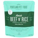 Portland Pet Food Beef N Rice Homestyle Dog Meal, 9 Ounce -- 8 per case