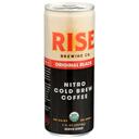 Rise Brewing Co Organic Original Black Nitro Cold Brew Coffee, 7 Fluid Ounce -- 12 per case