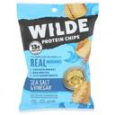 Wilde Snacks Wilde Sea Salt and Vinegar Protein Chips, 1.34 Ounce -- 8 per case