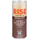 Rise Brewing Co Organic Mocha Latte Nitro Cold Brew Coffee, 7 Fluid Ounce -- 12 per case