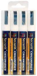 American Metalcraft White Small Tip Chalk Marker -- 4 per case