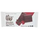 Theo 70 Percent Dark Chocolate Bar, 4 Ounce -- 10 per case