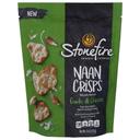 Stonefire Garlic and Cheese Naan Crisps, 6 Ounce -- 12 per case