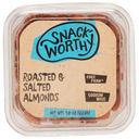Snackworthy Roasted and Salted Almonds, 10 Ounce -- 12 per case