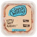 Snackworthy Kettle Sweet Almonds, 9 Ounce -- 12 per case
