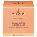 Sukin Brightening Glow Night Moisturizer, 1.69 Fluid Ounce