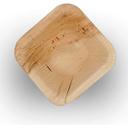 Dtocs Palm Leaf 2.5 inch Square Disposable Dip Bowl -- 100 per case
