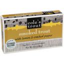 Coles Smoked Trout with Lemon and Cracked Pepper, 3.2 Ounce -- 10 per case