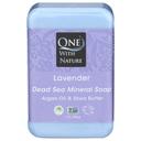 One With Nature Lavender Dead Sea Mineral Soap Bar, 7 Ounce