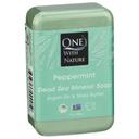 One With Nature Peppermint Soap Bar, 7 Ounce