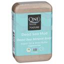 One With Nature Dead Sea Mud Soap Bar, 7 Ounce