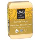 One With Nature Lemon Sage Soap Bar, 7 Ounce