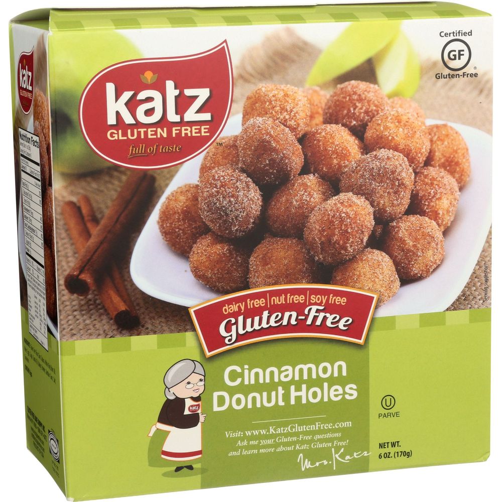 Katz Cinnamon Donut Holes, 6 Ounce -- 6 per case