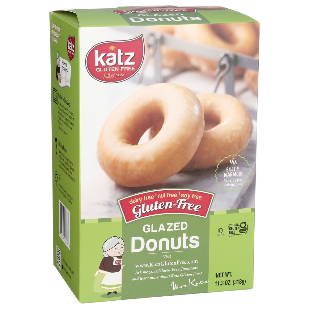 Katz Gluten Free Glazed Donuts, 11.3 Ounce -- 6 per case