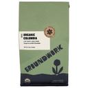 Groundwork Organic Columbia Whole Bean Coffee, 12 Ounce -- 6 per case