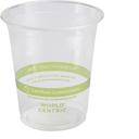 World Centric Clear Ingeo Biocompostable Corn Starch Cold Cup, 7 Ounce -- 2000 per case.