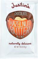 Justins Naturally Delicious Chocolate Hazelnut Butter, 1.15 Ounce Squeeze -- 10 per case