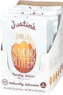Justins Naturally Delicious Vanilla Almond Butter, 1.15 Ounce -- 10 per case