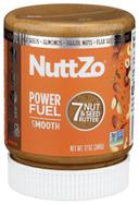 Nuttzo Organic Smooth Power Fuel 7 Nut and Seed Butter, 12 Ounce -- 6 per case