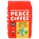 Peace Coffee Organic Fair Trade Twin Cities Blend Dark Roast Whole Bean Coffee, 12 Ounce -- 6 per case