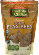 Natures Earthly Choice Organic Milled Flax Seed, 10 Ounce -- 6 per case