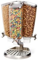Rosseto EZ Pro C4S 4 Container Short Carousel Tabletop Dispenser, 13 x 13 x 19.63 inch