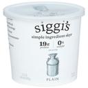 Siggis Plain Non Fat Yogurt, 24 Fluid Ounce -- 6 per case
