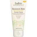 Babo Botanicals Fragrance Free Sensitive Baby Zinc Diaper Cream, 3 Ounce