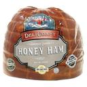 Double L Ranch Naturally Hardwood Smoked Water Added Honey Ham Deli Log, 7.5 Pound - 2 per case