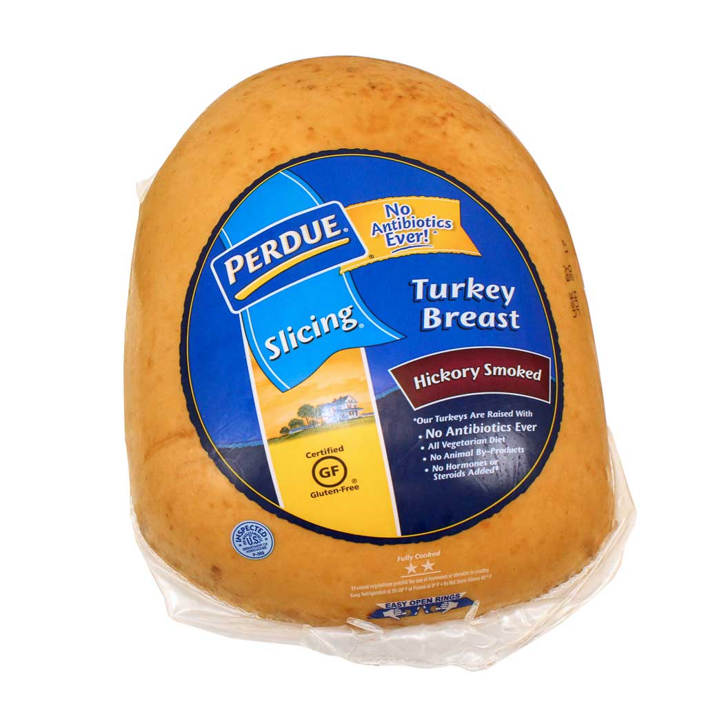 Perdue Farms Skinless Hickory Smoked Signature Turkey Breast, 9.5 Pound -- 2 per case.