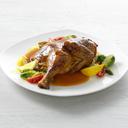 Bonewerks Culinarte Tender Fully Cooked Bone In Half Chicken Paired with A Classic Lemon Demi Sauce, 1.57 Pound -- 14 per case