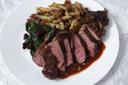 Broadleaf Buffalo New York Steak, 8 Ounce -- 20 per case