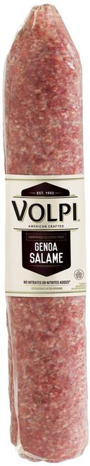 Volpi American Crafted Genoa Salame - Bulk Vacuum Packing, 80 Ounce -- 2 per case.