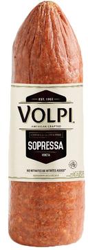 Volpi Hot Sopressata Salame Cut - Vacuum Packing, 2.5 Pound -- 3 per case.