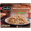 Nestle Stouffers Red Box Family Style Recipes Grandmas Chicken with Vegetable Rice Bake - Entree, 36 Ounce -- 6 per case.