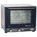 Cadco Quarter Size 3 Shelf Manual Control Stainless Steel Convection Oven, 18 7/8 x 15 3/4 x 21 1/2 inch