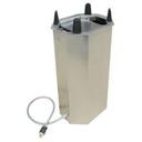 Lakeside Stainless Steel Adjust-A-Fit Heated Drop In Oval Plate Dispenser, 8.75 x 9.75 to 11.375 x 13.5 Inch Plates