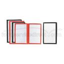 Red Alegacy Double Menu Cover, 6 1/2 x 9 inch.