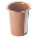 Cal Mil Terra Cotta Melamine Utensil Condiment Cylinder, 4.5 inch Dia x 5.5 inch Height