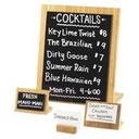 Cal Mil Bamboo Framed Write On Board, 4 x 2 x 3 inch