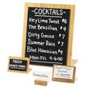 Cal Mil Bamboo Framed Write On Easel Board, 10.25 x 4.5 x 11.75 inch