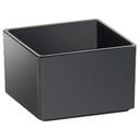 Cal Mil Salad Bar Accessories Cater Choice Black Melamine Box, 5 x 5 x 3 inch